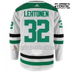 Dallas Stars Hockeydrakt KARI LEHTONEN 32 Hvit Adidas Authentic - Barn